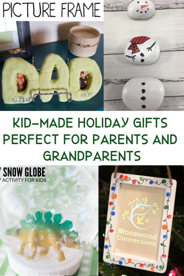 Easy and Beautiful Kid-Made Holiday Gifts Perfect for Parents and Grandparents #mosswoodconnections #Craftsforkids #mosswoodconnections #kidmadegift