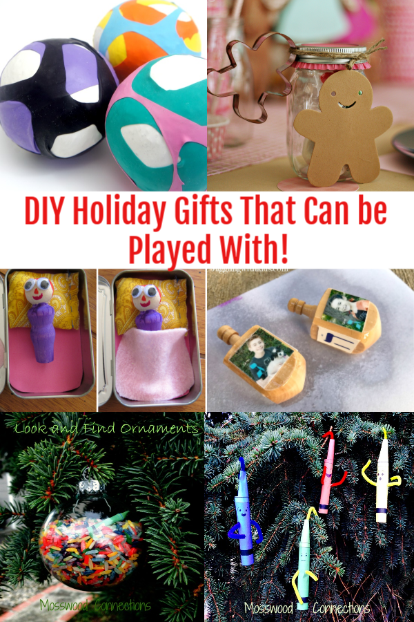 DIY Holiday Gifts That Can be Played With! An Absolutely Awesome Collection of Kid Made Gifts #Craftsforkids #mosswoodconnections #kidmadegift