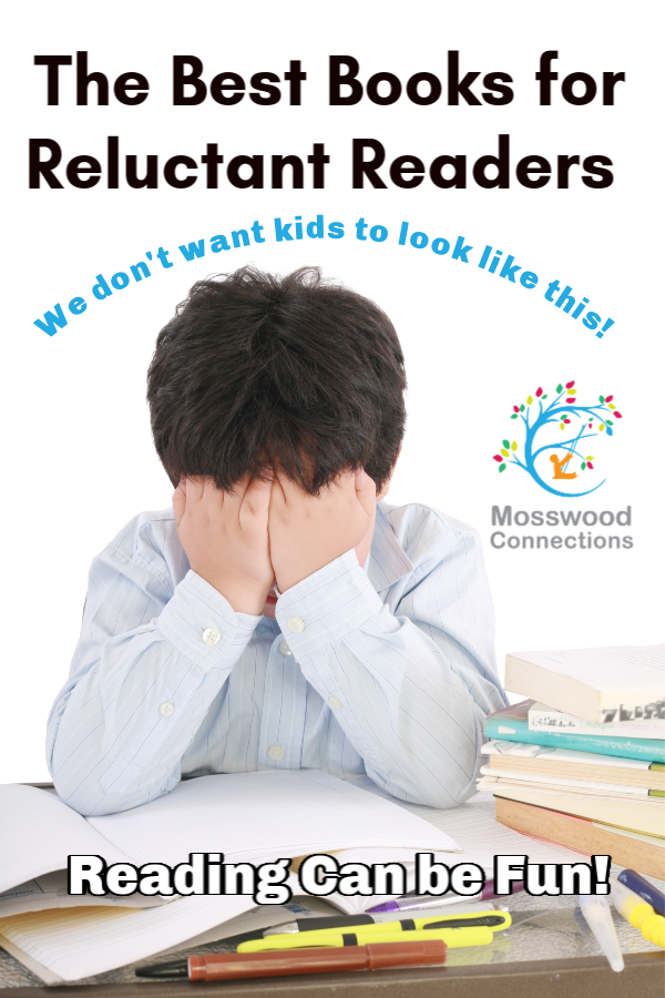 Help Children Develop Reading Fluency and Comprehension Skills: High interest Books for Reluctant Readers #mosswoodconnections #literacy #reluctantreaders #chapterbooks #readingskills #readingfluency
