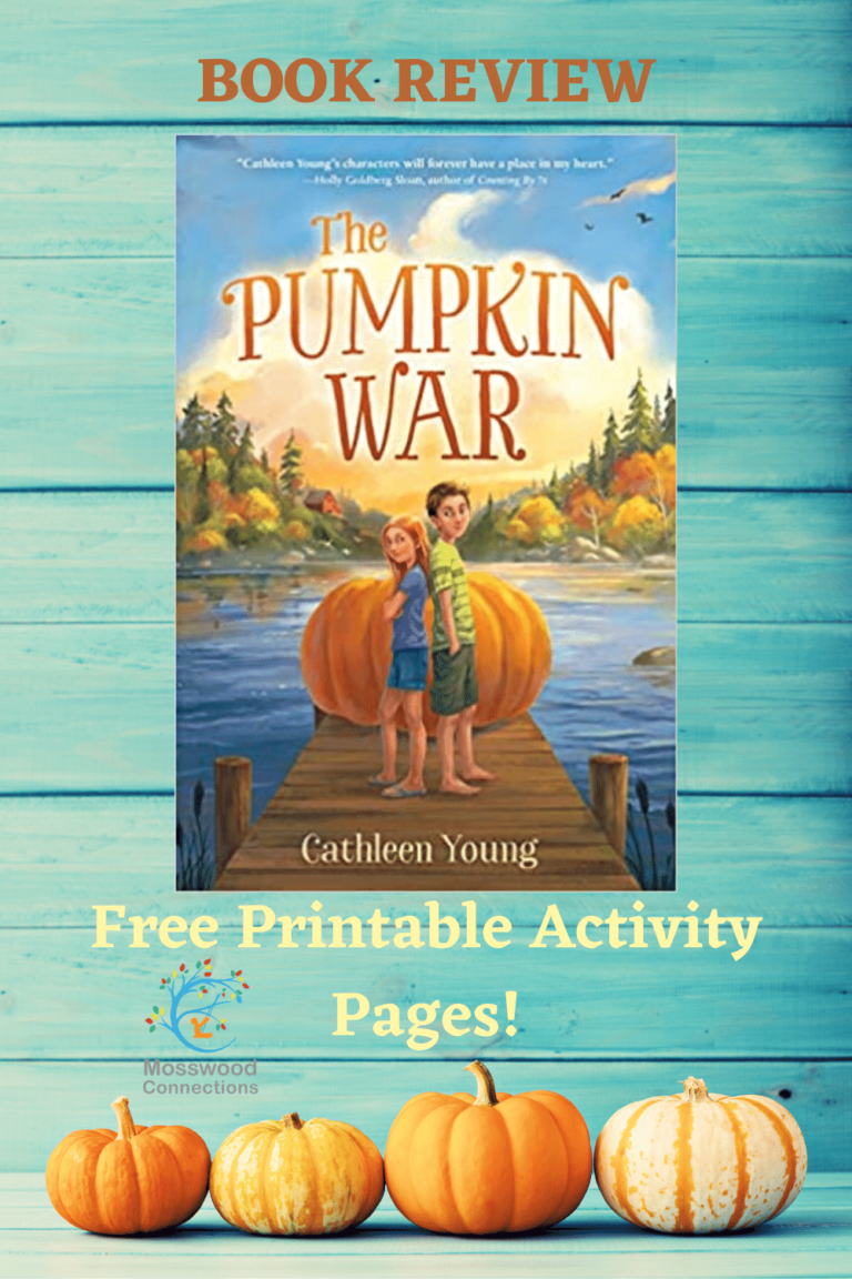 The Pumpkin War Book Review #mosswoodconnections #YAbooks #chapterbook #freeworksheets